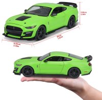 Ford Mustang Shelby GT500 2020 1/24 Modellauto grün von Maisto lizenziert
