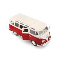 Volkswagen Bulli T1 Samba Van 1/24 Red Detailed Model Car by Maisto