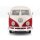 Volkswagen Bulli T1 Samba Van 1/24 Red Detailed Model Car by Maisto