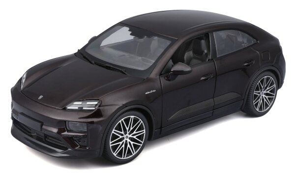 Porsche Macan 4 Electric 1/24 schwarz hochwertiges Modellauto mit Steuer