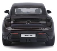 Porsche Macan 4 Electric 1/24 Black High-Quality Model Car with Remote