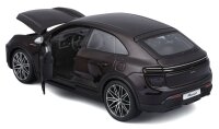 Porsche Macan 4 Electric 1/24 Black High-Quality Model Car with Remote