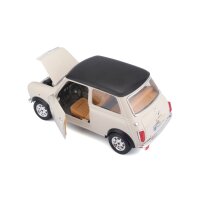 Mini Cooper 1969 1/18 Beige Modellauto mit Öffnenden Türen und Steuer