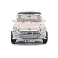 Mini Cooper 1969 1/18 Beige Modellauto mit Öffnenden Türen und Steuer
