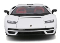 Lamborghini Countach LPI 800-4 1/24 Modellauto Weiss mit Öffnenden Türen