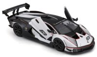 Lamborghini Essenza SCV12 1:24 Modellauto Weiss mit funktionierendem Steuer