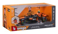 McLaren F1 MCL38 2024 1/24 Model with Lando Norris Figure by Bburago