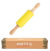 KNETÄ Silikonrolli Gelb für perfekte Knetmasse...