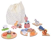 Fühlen und Zuordnen Lernspiel für Motorik und...