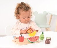 Fruit Cutting Set with Board and Knife for Creative Play Fun
