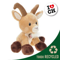 Swiss Line Steinbock mit Herz 18cm aus 100% recyceltem...