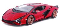 Lamborghini Sian FKP 37 1/24 rot hochwertiges Modellauto...