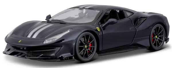 Ferrari R&P 488 Pista 1/24 Blau Detailgetreues Modellauto aus Zinkguss