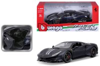 Ferrari R&P 488 Pista 1/24 Blau Detailgetreues Modellauto aus Zinkguss
