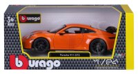 Porsche 911 GT3 1/24 orange Modellauto mit funktionierendem Steuer und Öffnungen