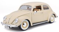 Volkswagen Käfer 1955 1/18 beige Modellauto mit...