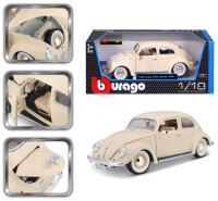 Volkswagen Käfer 1955 1/18 beige Modellauto mit funktionierendem Steuer