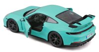 Porsche 911 GT3 1/24 Green High-Quality Model Car with Working Steering