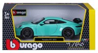 Porsche 911 GT3 1/24 Green High-Quality Model Car with Working Steering