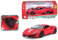 Ferrari R&P 488 Pista 1/24 rot detailgetreues Modellauto aus Zinkguss