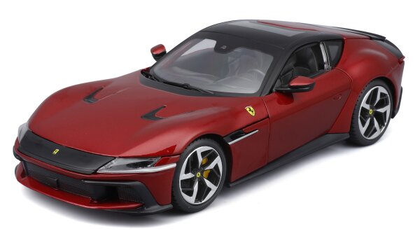 Ferrari R&P 12 Zylinder 1/24 Rot Detailgetreues Modellauto aus Zinkguss