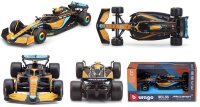F1 Modellautos 1/43 Bburago ohne Helm detailgetreu in Windowbox