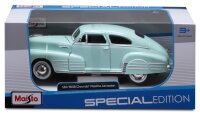 Chevrolet Fleetline Aerosedan 1948 1/24 Modellauto grün von Maisto
