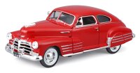 Chevrolet Fleetline Aerosedan 1948 1/24 rot Modellauto...