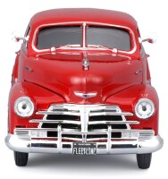 Chevrolet Fleetline Aerosedan 1948 1/24 rot Modellauto von Maisto