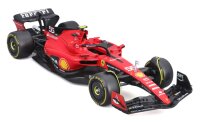 Ferrari F1 SF-23 1/24 Modell mit Sainz Figur - Hochwertiger Metallwagen