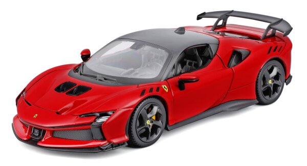Ferrari R&P SF90 XX Stradale 1/24 rot detailgetreues Modellauto aus Zinkguss