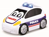 Kleine Rettungsfahrzeuge mit Freilauf, Blaulicht und Sirene für BB Junior