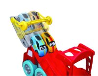 My First Racing Transporter BB Junior mit 2 Lamborghini Autos und Startrampe