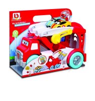 My First Racing Transporter BB Junior mit 2 Lamborghini Autos und Startrampe