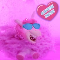 Überraschungs-Badekugel Unicorn Beach mit Popcorn Duft und Einhorn-Sammelspaß
