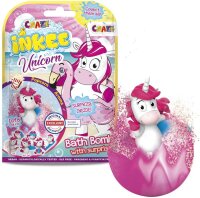 Überraschungs-Badekugel Unicorn Beach mit Popcorn Duft und Einhorn-Sammelspaß