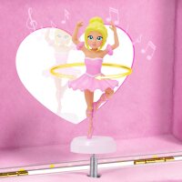 Cute Ballerina Music Box Jewelry Case with Melody and...
