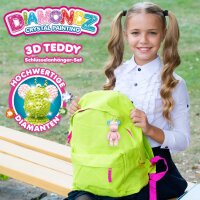 Diamondz Teddy Bear Keychain Craft Kit for Creative...
