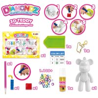 Diamondz Teddybär Schlüsselanhänger Bastelset für kreative Abenteuer