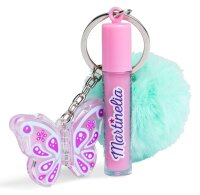 Butterfly & Pompom Lippen Set mit Balsam und Gloss für süße Lippen