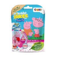 Inkee Überraschungs-Badekugel Peppa Pig für farbenfrohes Badevergnügen