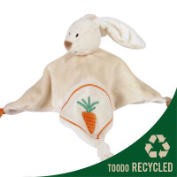 Nuscheli Hase Recycelt - Weiches Schmusetuch für...