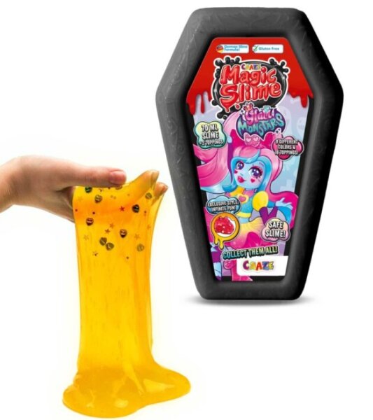 Glam Monstars Magic Slime Sarg mit Überraschungen und kreativen Toppings