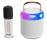 Mini Wireless Lautsprecher mit Mikrofon und Beleuchtung...