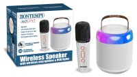 Mini Wireless Lautsprecher mit Mikrofon und Beleuchtung...
