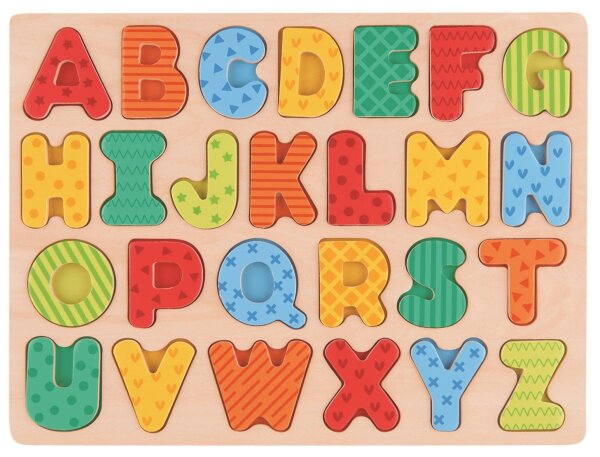 ALPHABET PUZZLE GROSSBUCHSTABEN FÖRDERT MOTORIK UND LERNEN VON A-Z