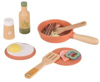 Beautiful Wooden Play Kitchen with 18-Piece Accessories...