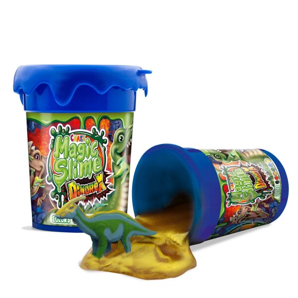 Magic Slime Dino Sammelfigur von CRAZE - Lustiger Dino-Spaß für Kinder
