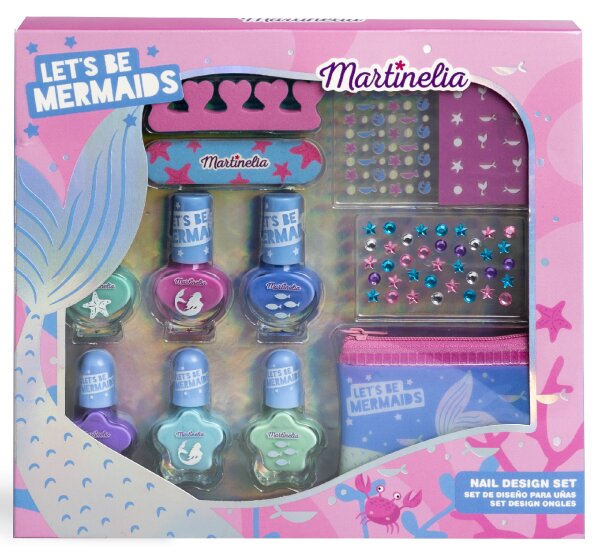 Martinelia Lets Be Mermaids Nageldesign Set mit 6 Lacken und Zubehör
