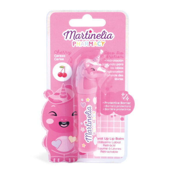 Unicorn Twist Up Lip Balm Cherry Flavor for Soft Lips